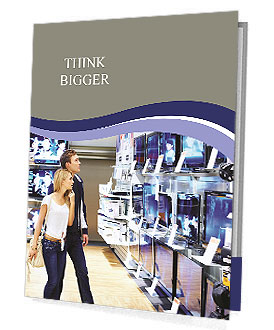 Electronic Shop Presentation Folder