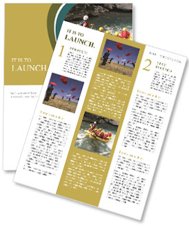 Rafting Newsletter Template