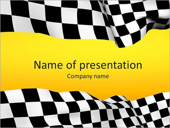 Racing Flag PowerPoint Template