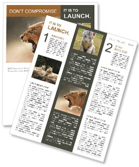 Lioness Newsletter Template