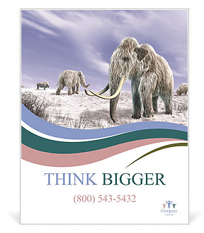 Mammoth Poster Template