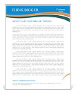 Wave Letterhead Template