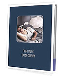 Man Sleeping Presentation Folder