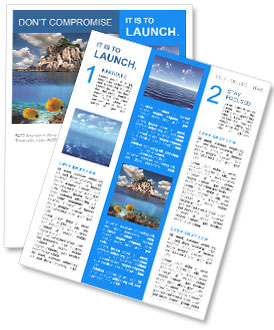 Uninhabited Island Newsletter Template