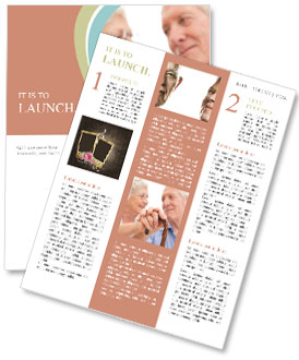 Retired Couple Newsletter Template