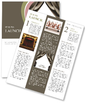 Stage Curtains Newsletter Template