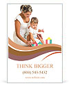 Mother And Baby Ad Template