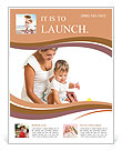 Mother And Baby Flyer Template