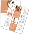 Mother And Baby Newsletter Template