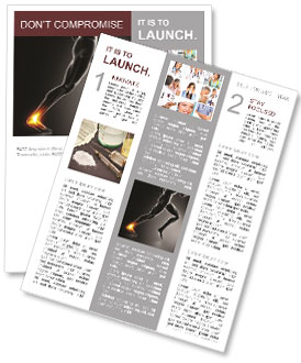 Pain In Ankle Newsletter Template