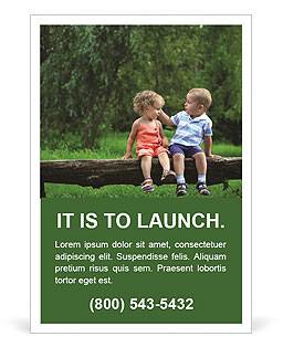 Kids Outdoors Ad Template