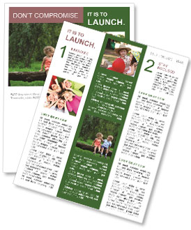 Kids Outdoors Newsletter Template