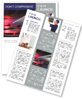 Blood Lab Test Newsletter Template