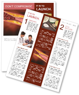 Blood Vessels Newsletter Template