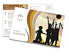 Playing With Ball Postcard Template