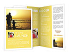 Father With Son Brochure Template