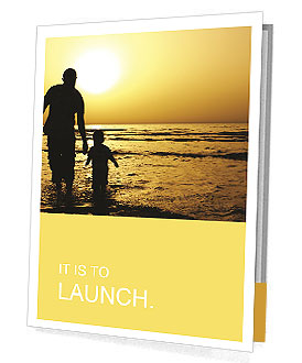 Father With Son Presentation Folder