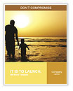 Father With Son Word Template