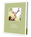 Mother Plays With Baby Presentation Folder