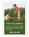 Children Plant Tree Ad Template