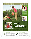 Children Plant Tree Flyer Template