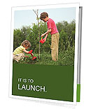 Children Plant Tree Presentation Folder
