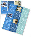 Jump With Parachute Newsletter Template