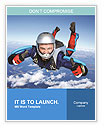 Jump With Parachute Word Template