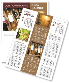 Wine Shop Newsletter Template