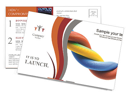 Cable Postcard Template