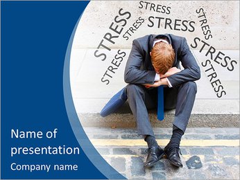 Stress At Work PowerPoint Template