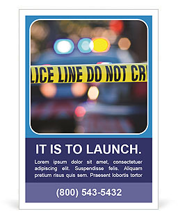 Police Line Ad Template