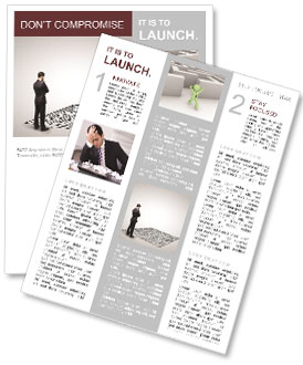 Business Labyrinth Newsletter Template
