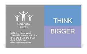 Correct Way Business Card Template