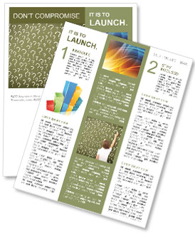 Question On Board Newsletter Template