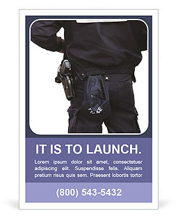 Police Department Ad Template