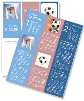 Golden Trophy Newsletter Template