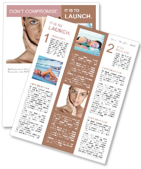 Tanned Face Newsletter Template
