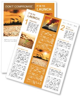 Pollution Issue Newsletter Template