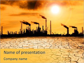Pollution Issue PowerPoint Template