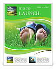 Lie On Grass Flyer Template