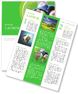 Lie On Grass Newsletter Template