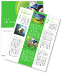 Lie On Grass Newsletter Template