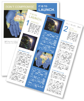 Map On Hands Newsletter Template