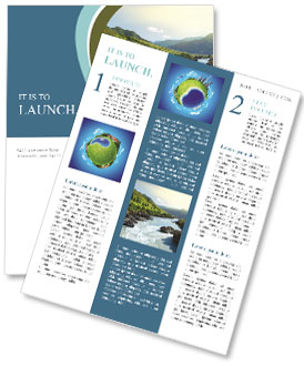 River Newsletter Template