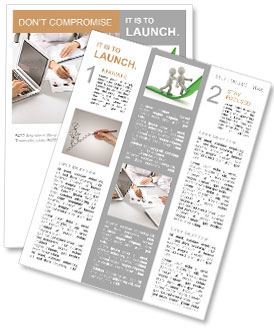 Corporate Discussion Newsletter Template