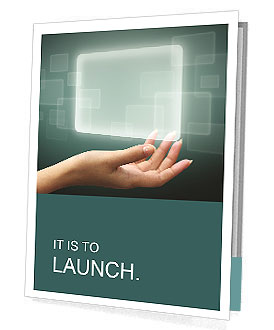 Abstract Touch Screen Presentation Folder