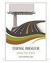 The road and the big board Ad Template