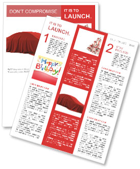 Car As Gift Newsletter Template