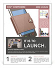 Mobile Phone In Purse Flyer Template